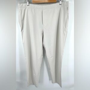 Lululemon men’s new venture trouser pique fabric natural ivory classic size XXL